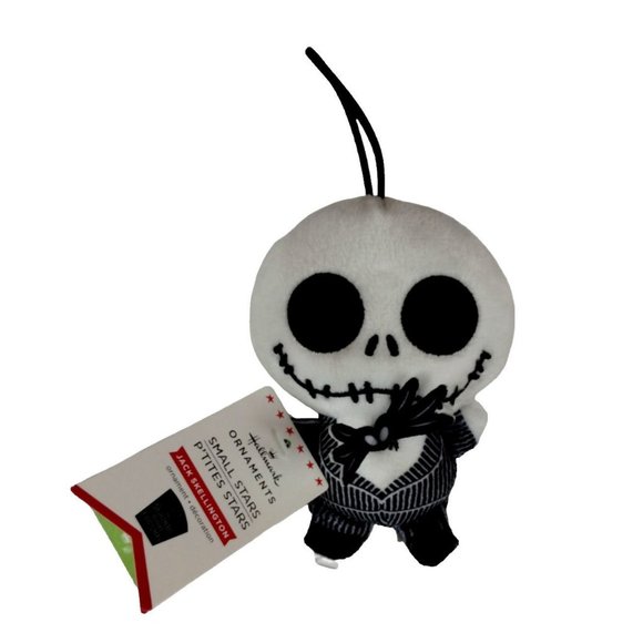 Hallmark Ornaments Small Stars Jack Skellington 5 in Plush Ornament New - Picture 1 of 4